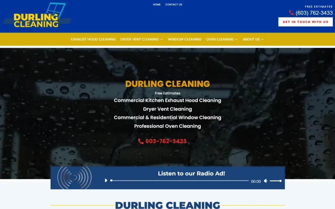 Durling Cleaning Testimonial