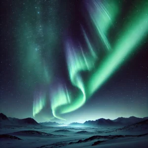 Aurora Borealis depiction